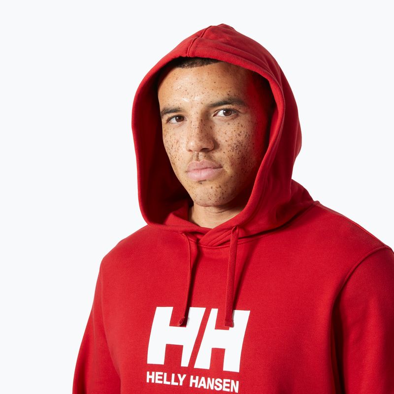 Мъжки суитшърт Helly Hansen HH Logo Hoodie red 3
