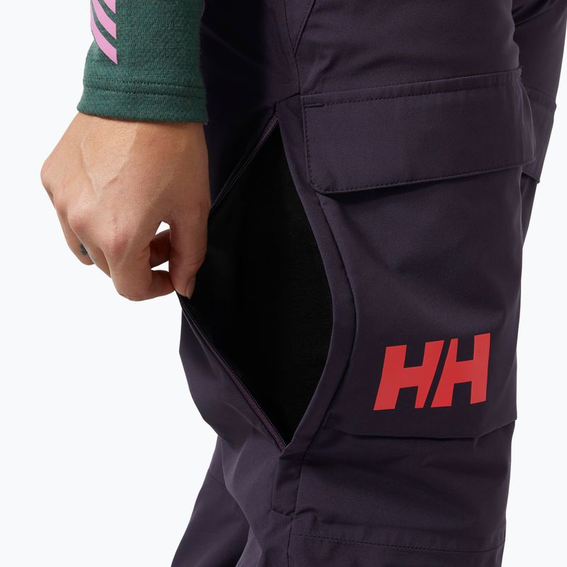 Дамски ски панталони Helly Hansen Switch Cargo 2.0 black grape 5