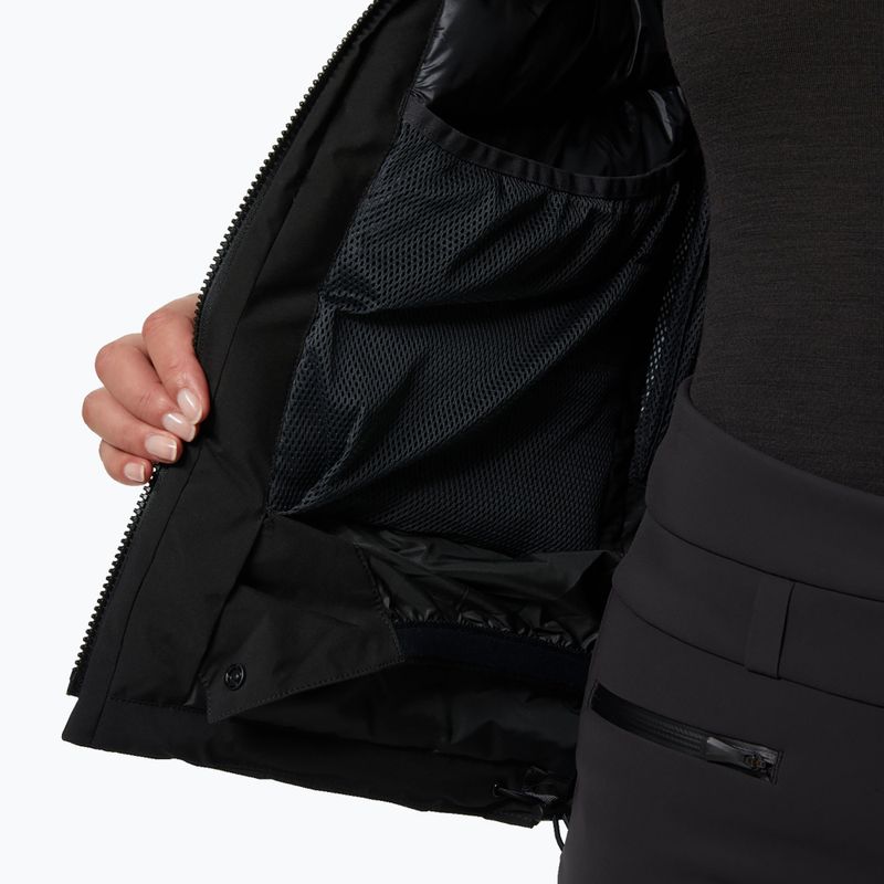 Дамско скиорско яке Helly Hansen Valdisere 3.0 black embossed stripes 9
