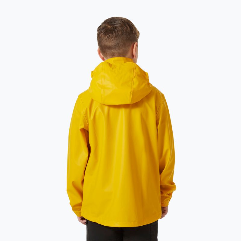 Детско яке за ветроходство Helly Hansen Moss essential yellow 2