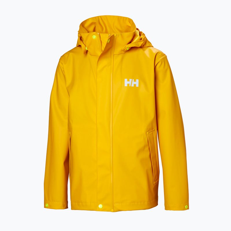 Детско яке за ветроходство Helly Hansen Moss essential yellow 6