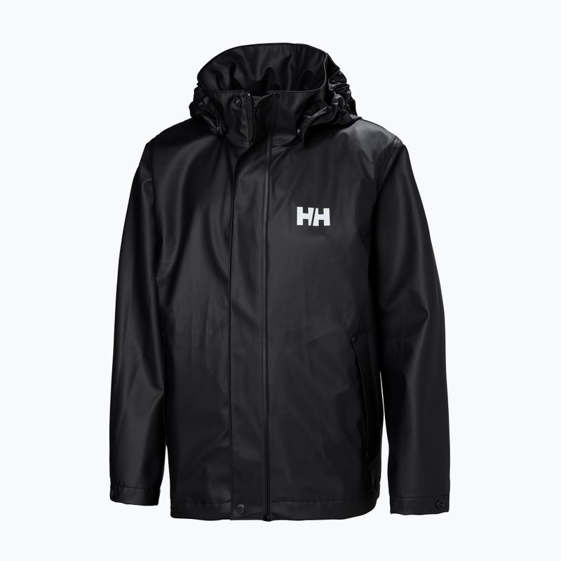 Детско яке за ветроходство Helly Hansen Moss black 6