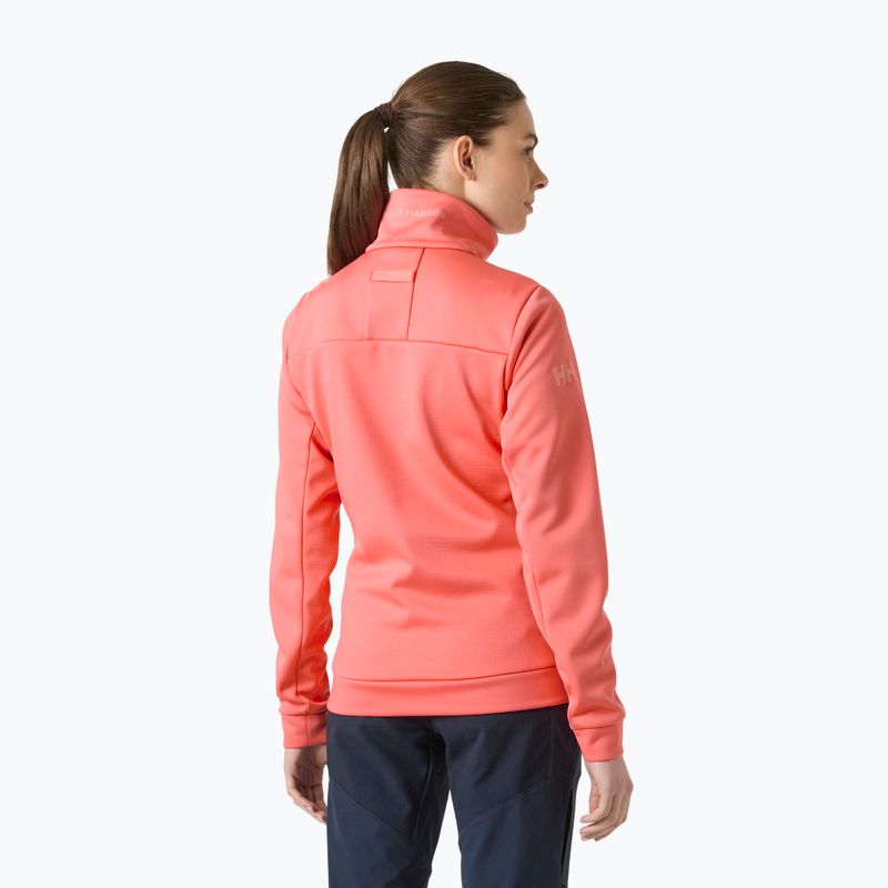 Дамски суитшърт за ветроходство Helly Hansen Crew Fleece sunset pink 2