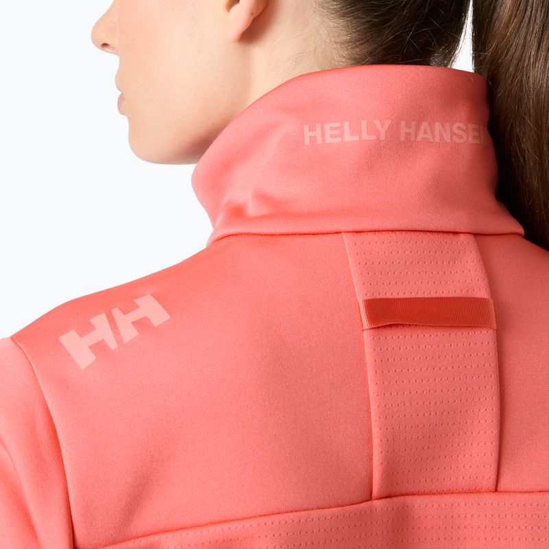 Дамски суитшърт за ветроходство Helly Hansen Crew Fleece sunset pink 4