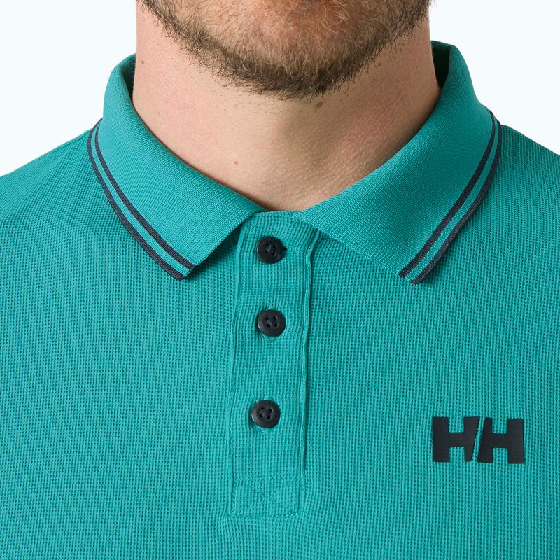 Мъжка поло тениска Helly Hansen Kos Polo dark mint 3