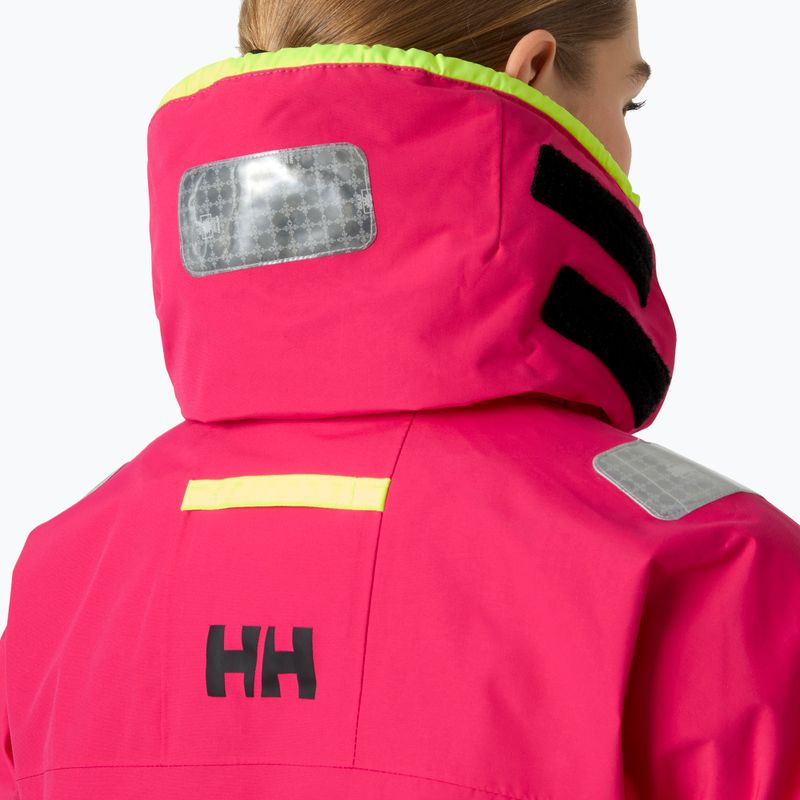 Дамско яке за ветроходство Helly Hansen Skagen Offshore cranberry 4