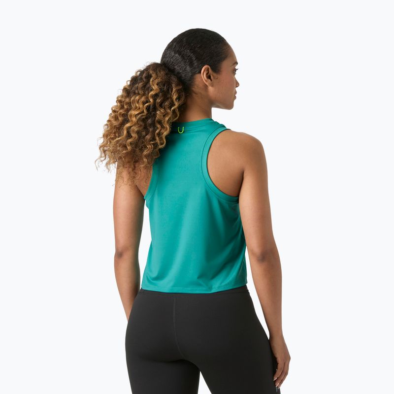 Дамска тениска Helly Hansen Ocean Cropped Tank Top dark mint 2