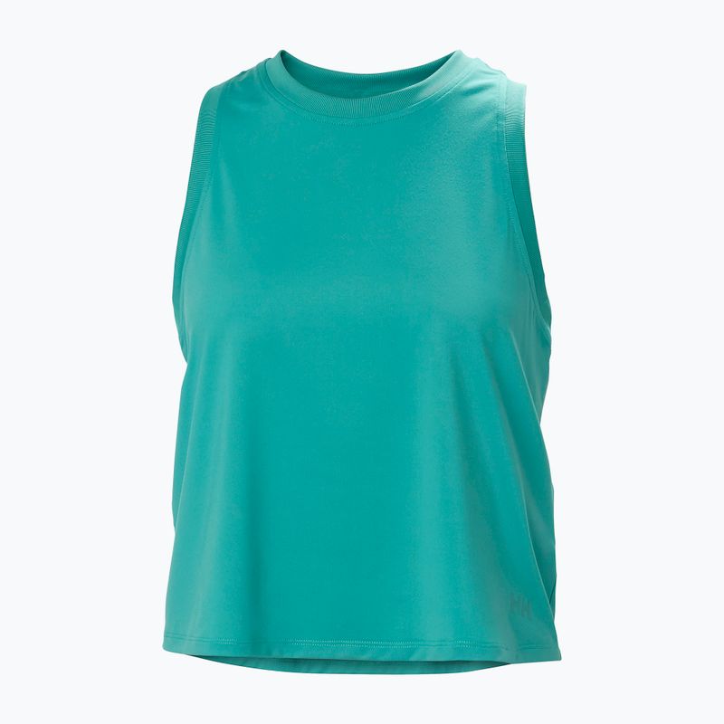 Дамска тениска Helly Hansen Ocean Cropped Tank Top dark mint 5