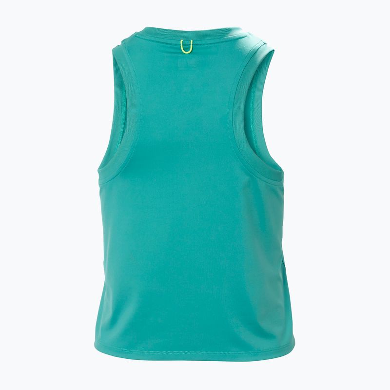 Дамска тениска Helly Hansen Ocean Cropped Tank Top dark mint 6