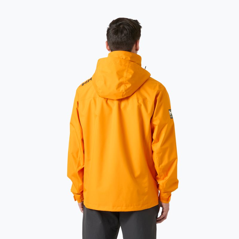Мъжко яке за ветроходство Helly Hansen Crew Hooded 2.0 ignite orange 2