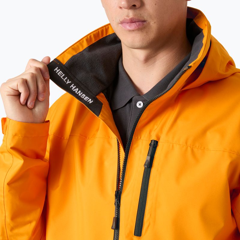 Мъжко яке за ветроходство Helly Hansen Crew Hooded 2.0 ignite orange 4