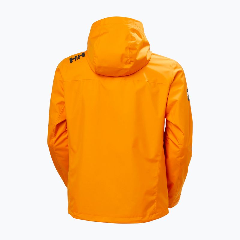 Мъжко яке за ветроходство Helly Hansen Crew Hooded 2.0 ignite orange 8
