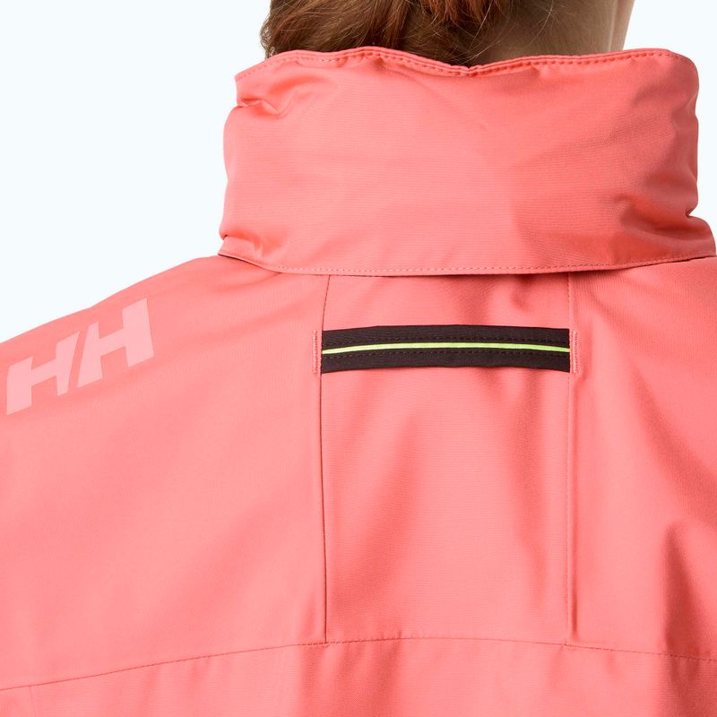 Дамско ветроходно яке Helly Hansen Crew Hooded 2.0 sunset pink 4