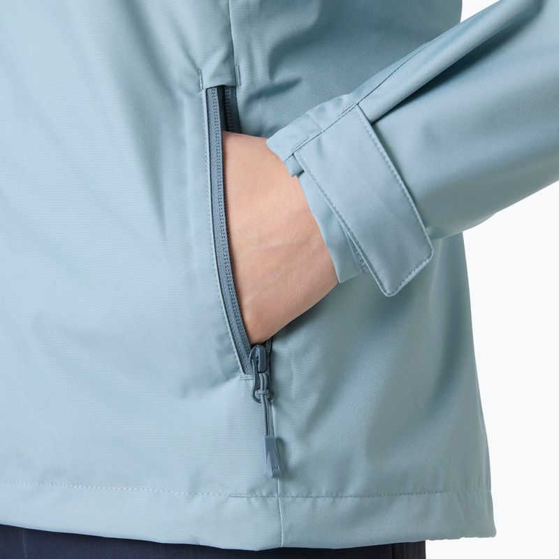 Дамско яке за ветроходство Helly Hansen Crew Hooded 2.0 windy blue 6