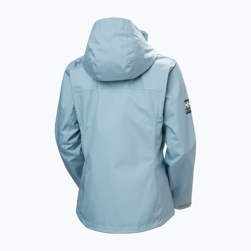 Дамско яке за ветроходство Helly Hansen Crew Hooded 2.0 windy blue 9