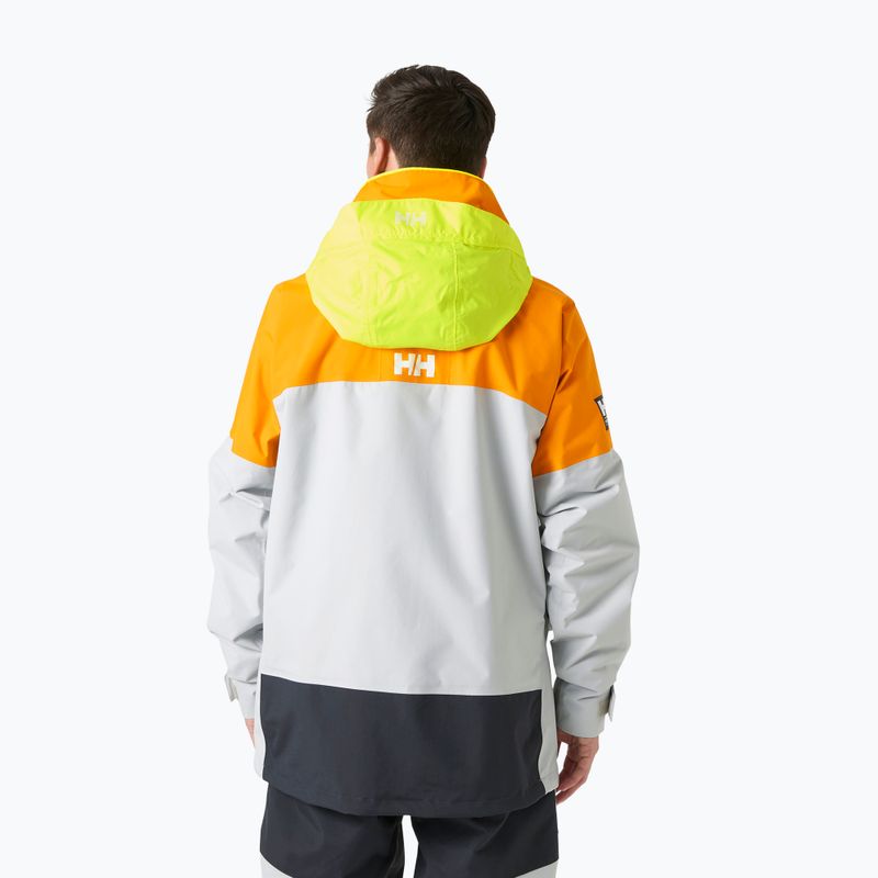 Мъжко яке за ветроходство Helly Hansen Pier 4.0 ignite orange 2