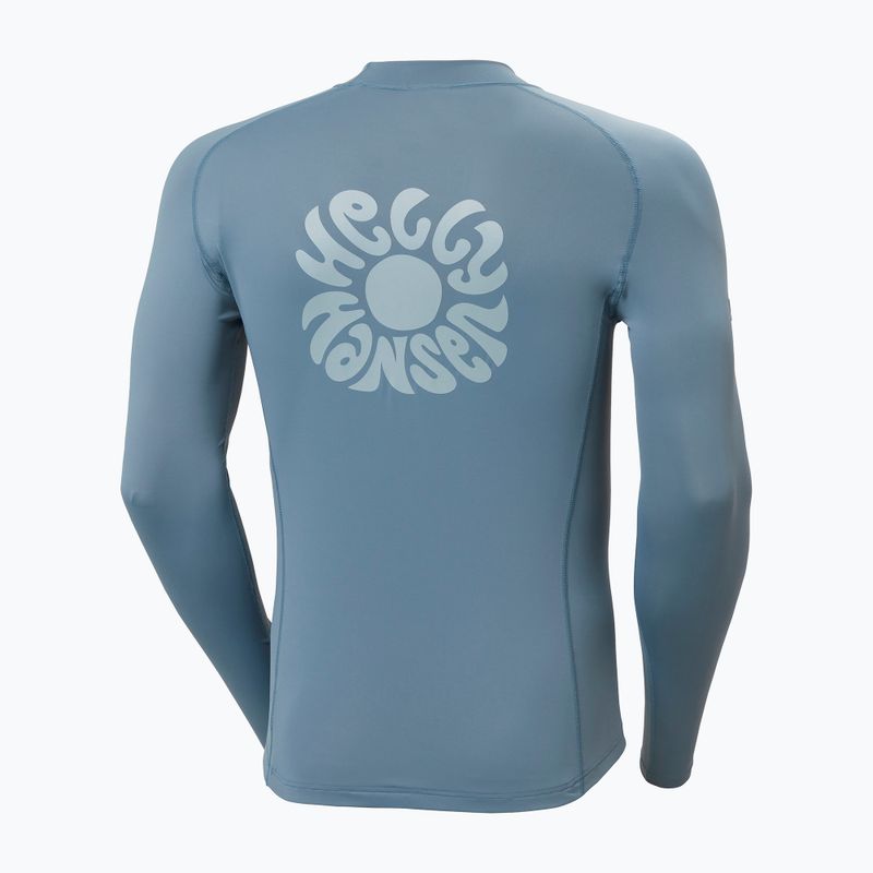 Мъжка блуза с дълъг ръкав за плуване Helly Hansen Waterwear Rashguard washed navy 6