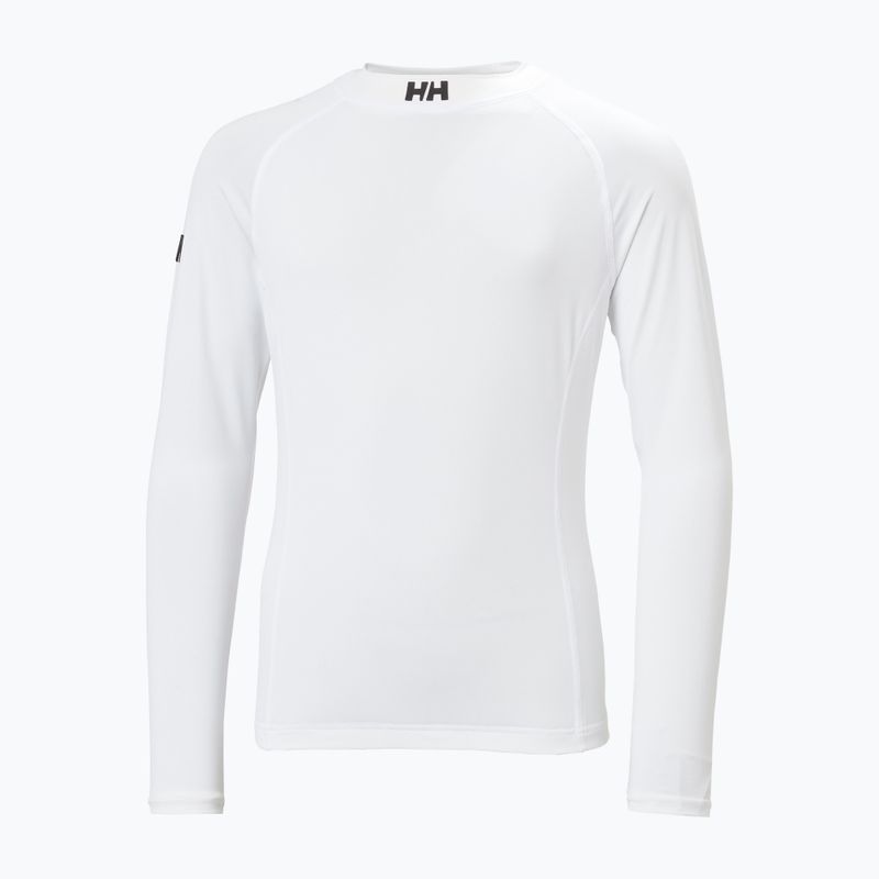 Детска блуза с дълъг ръкав за плуване Helly Hansen Waterwear Rashguard Jr white 5