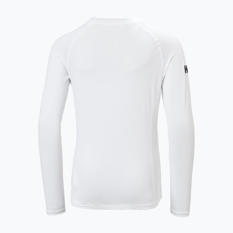 Детска блуза с дълъг ръкав за плуване Helly Hansen Waterwear Rashguard Jr white 6