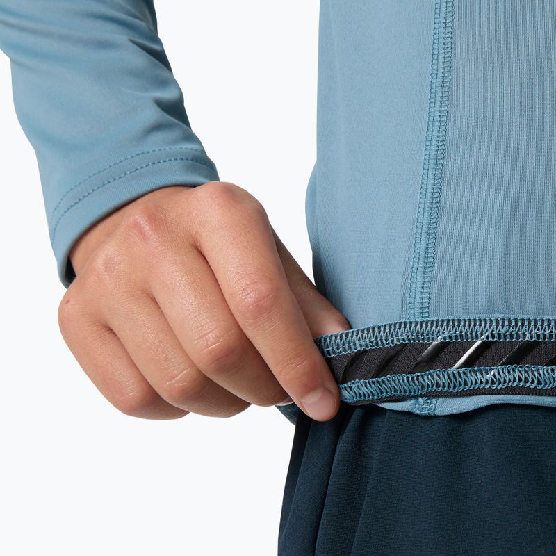 Детска блуза с дълъг ръкав за плуване Helly Hansen Waterwear Rashguard Jr washed navy 4