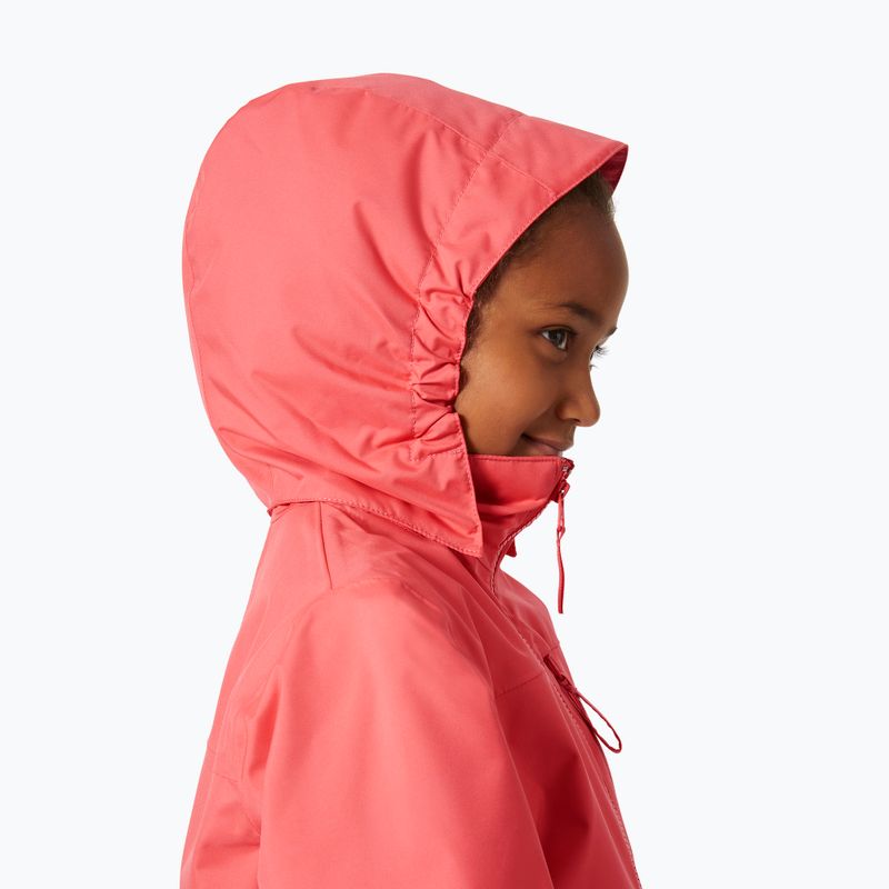 Детско ветроходно яке Helly Hansen Crew Hooded Jr 41813 sunset pink 5