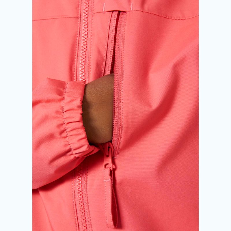 Детско ветроходно яке Helly Hansen Crew Hooded Jr 41813 sunset pink 7