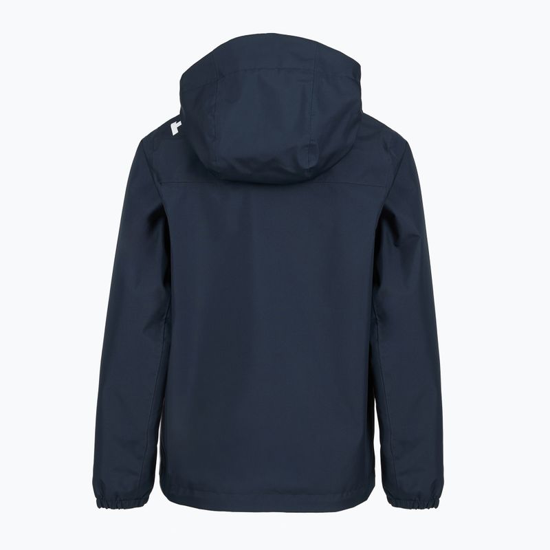 Детско яке за ветроходство Helly Hansen Crew Hooded Jr 41813 navy 2
