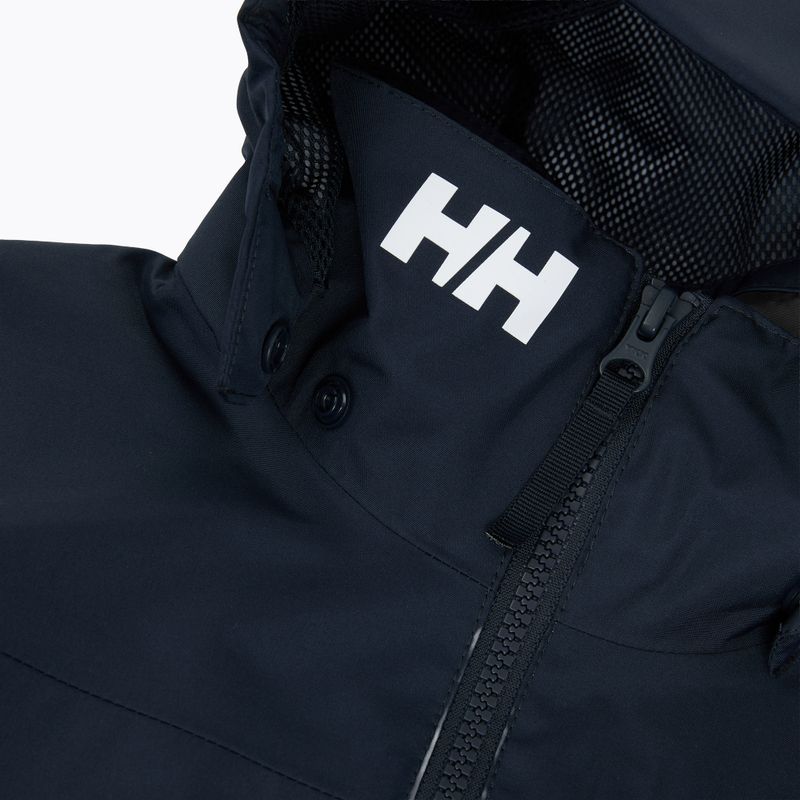 Детско яке за ветроходство Helly Hansen Crew Hooded Jr 41813 navy 5