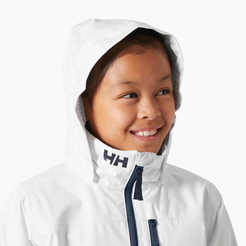 Детско яке за ветроходство Helly Hansen Crew Midlayer 2.0 white 3