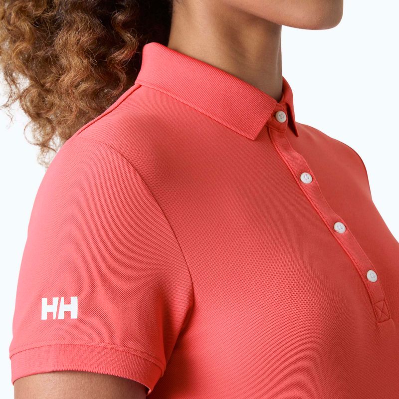 Дамска поло тениска Helly Hansen Crewline Polo sunset pink 4