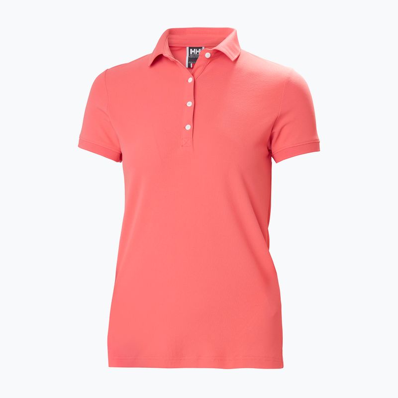 Дамска поло тениска Helly Hansen Crewline Polo sunset pink 6