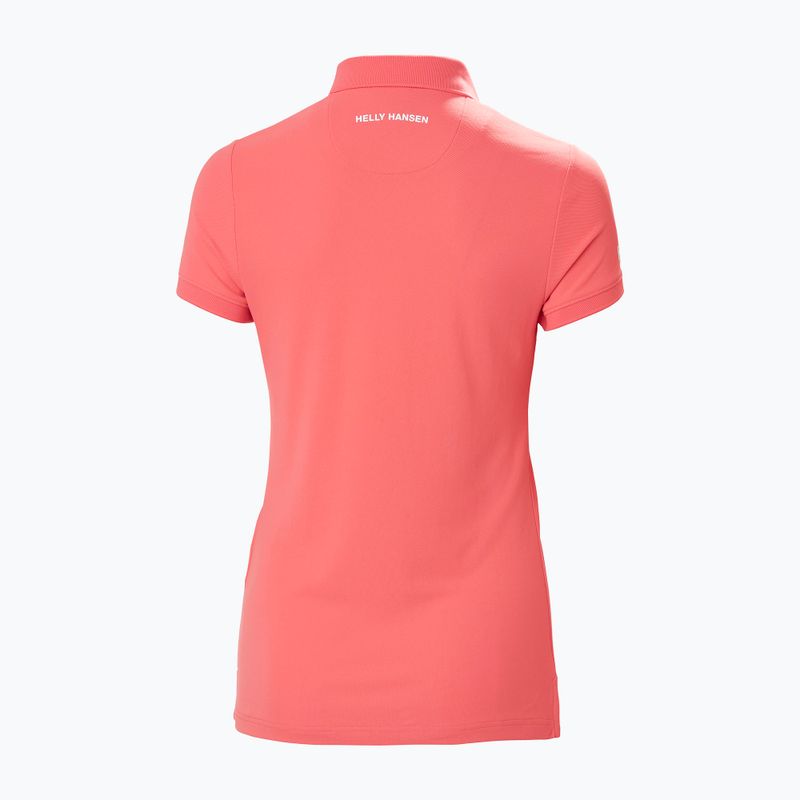 Дамска поло тениска Helly Hansen Crewline Polo sunset pink 7