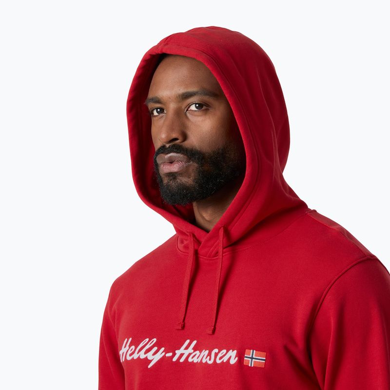 Мъжки суитшърт Helly Hansen Core Graphic Hoodie red 3