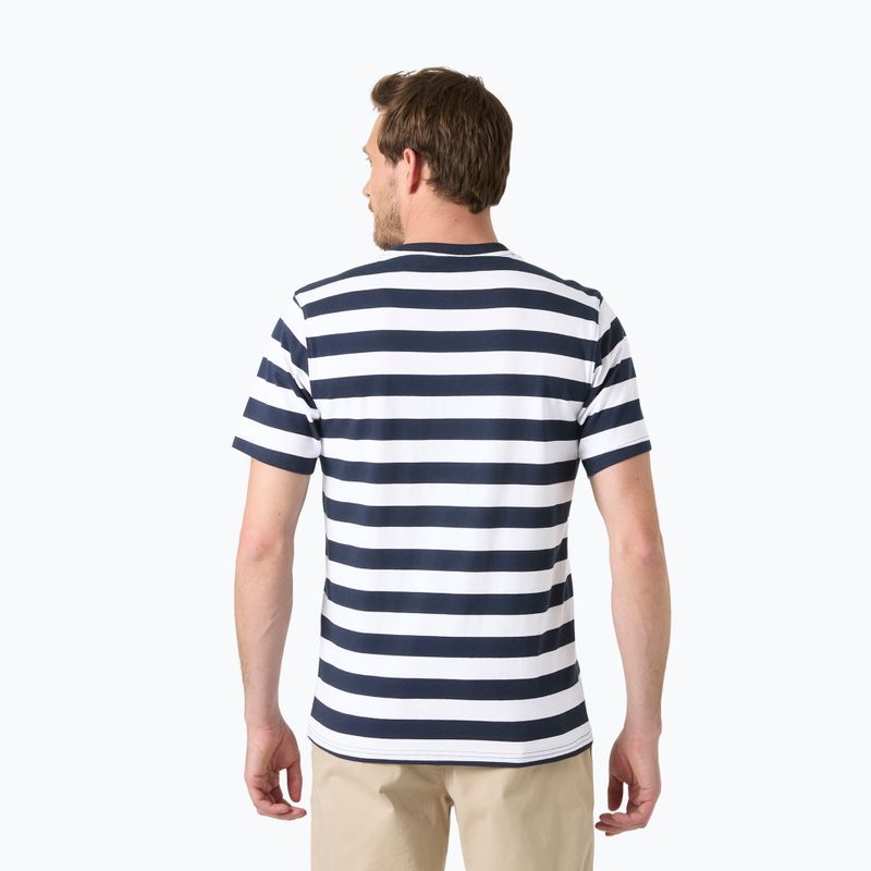 Мъжка тениска Helly Hansen Hudson navy stripe 2