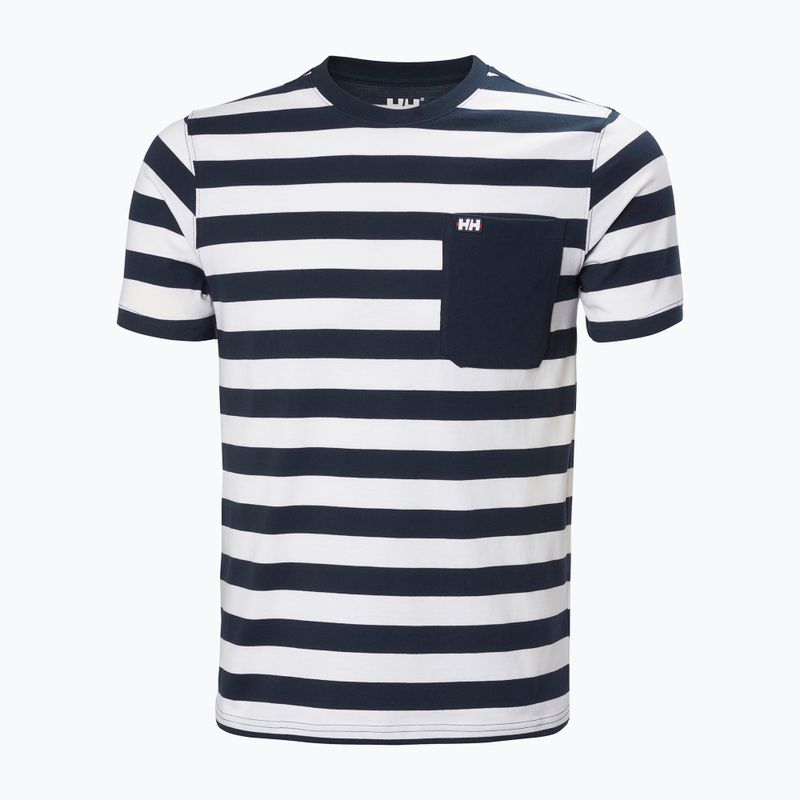 Мъжка тениска Helly Hansen Hudson navy stripe 4