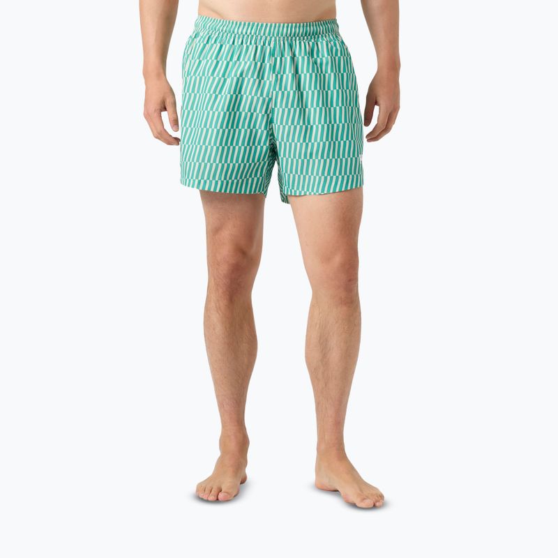 Мъжки шорти за ветроходство Helly Hansen Newport Trunk 4.5“ dark mint offset stripe ao 3