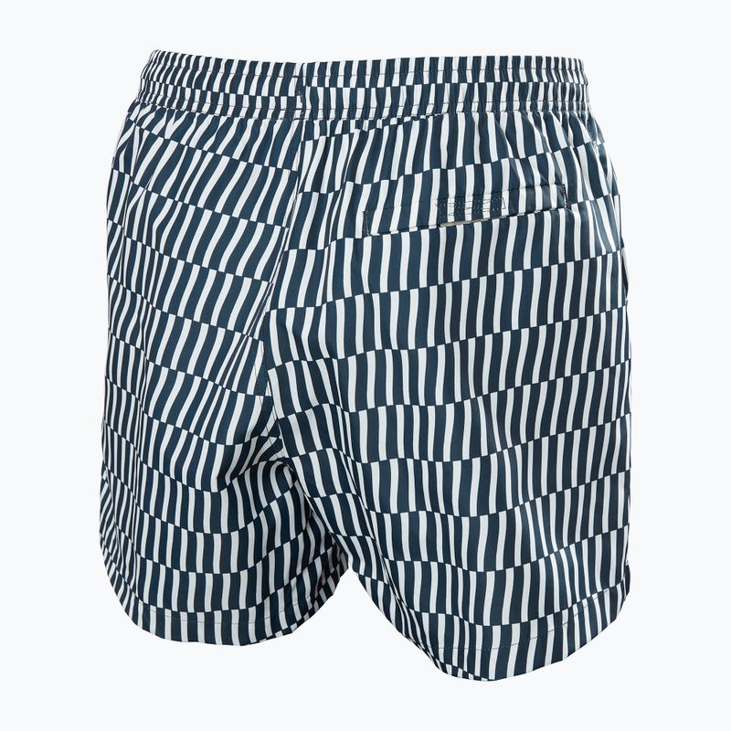 Мъжки шорти за ветроходство Helly Hansen Newport Trunk 4.5“ navy offset stripe aop 2