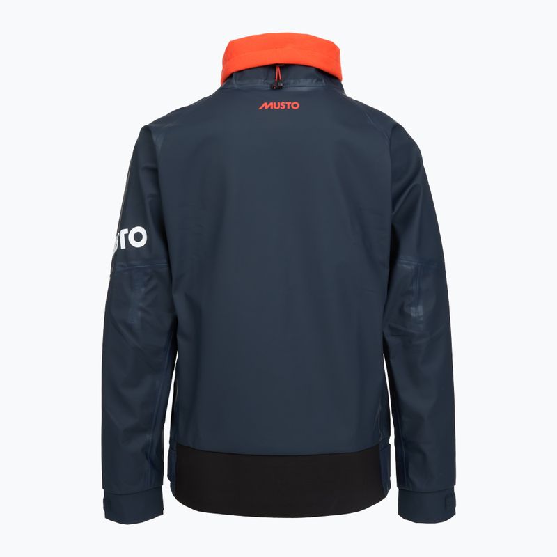Морски суичър Musto Championship Aqua Top 2.0 navy/cherry tomato 2