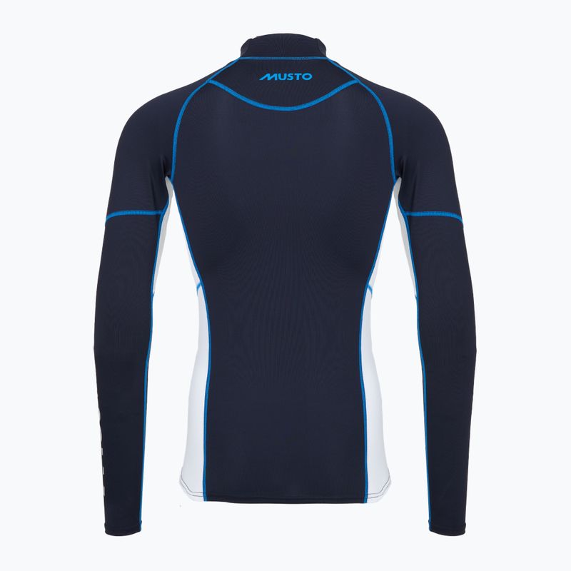 Мъжка блуза с дълъг ръкав за плуване Musto Championship Rash Guard navy/white 2