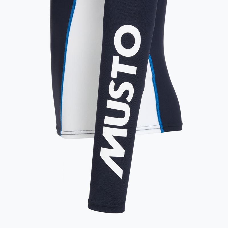 Мъжка блуза с дълъг ръкав за плуване Musto Championship Rash Guard navy/white 5