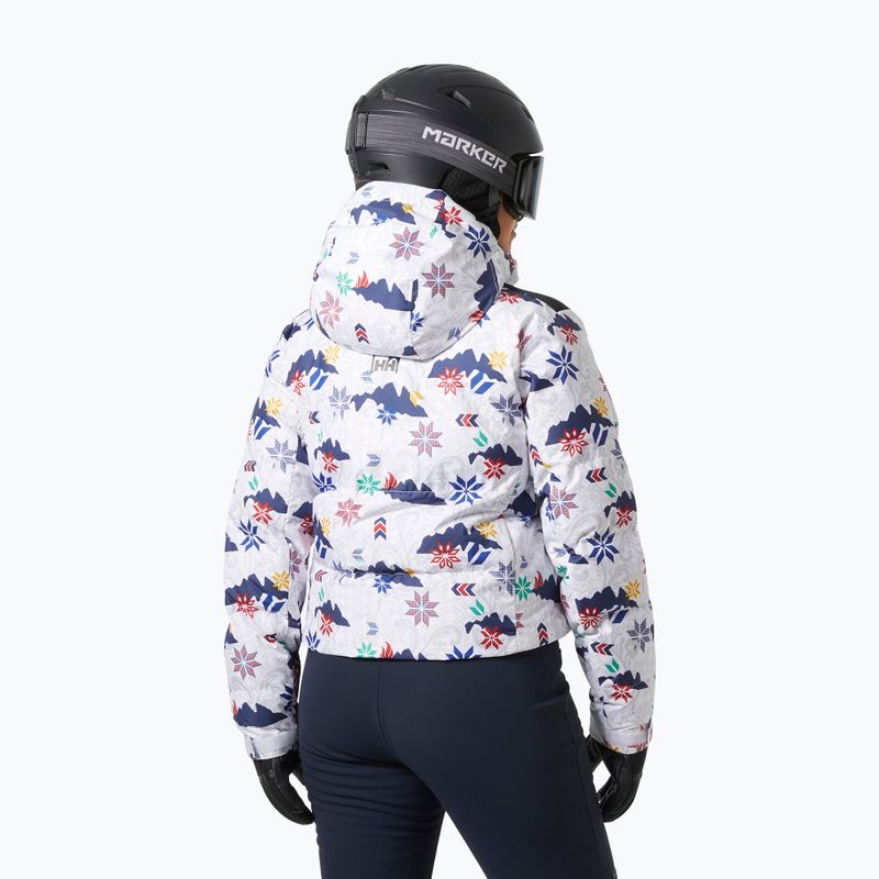 Дамско скиорско яке Helly Hansen Kvitfjell Race Short Puffy white crescendo 2