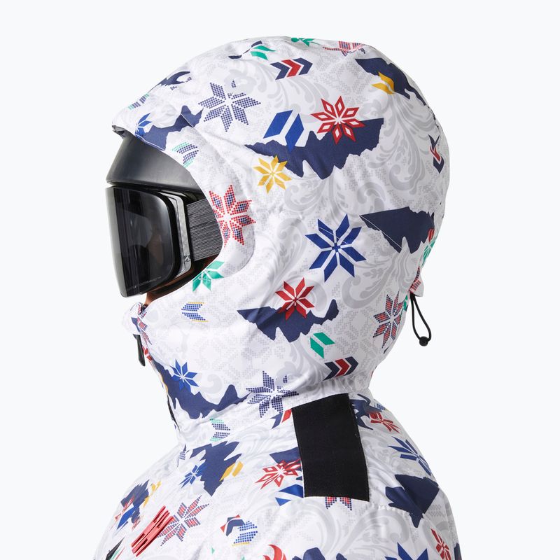 Дамско скиорско яке Helly Hansen Kvitfjell Race Short Puffy white crescendo 3