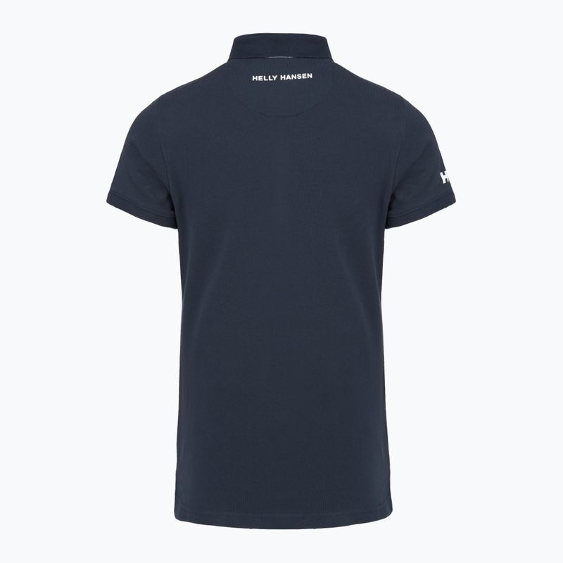 Дамска поло тениска Helly Hansen Crew Polo Pique navy 2