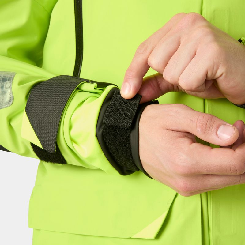 Мъжко яке за ветроходство Helly Hansen Skagen Offshore luminous green 8