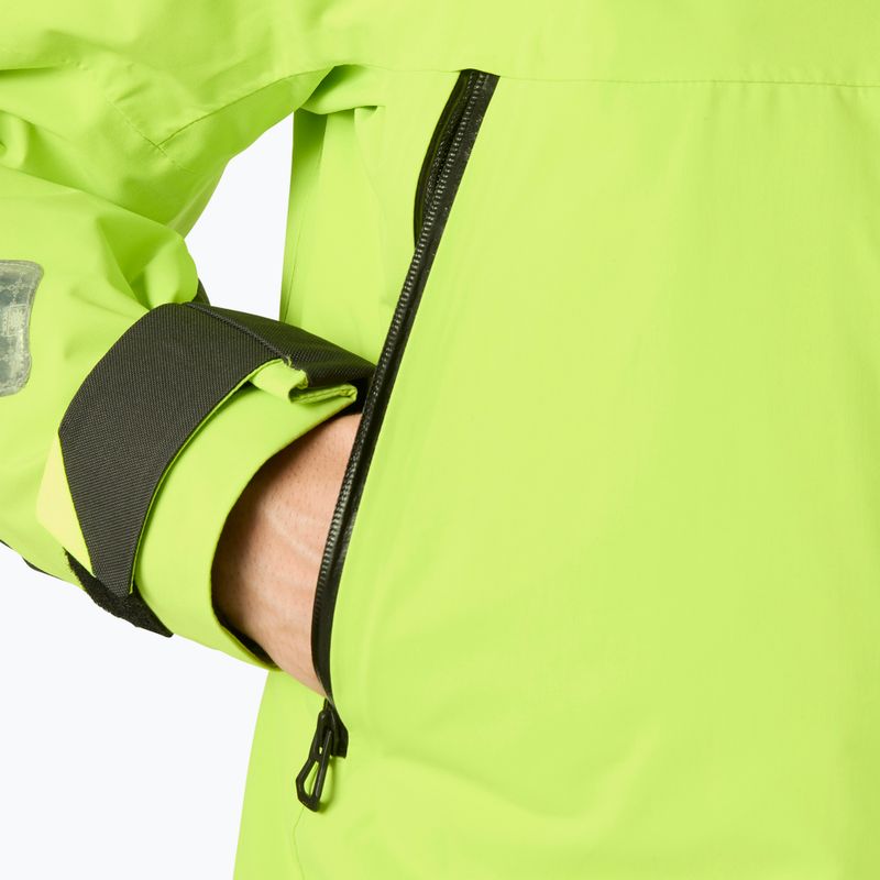 Мъжко яке за ветроходство Helly Hansen Skagen Offshore luminous green 10