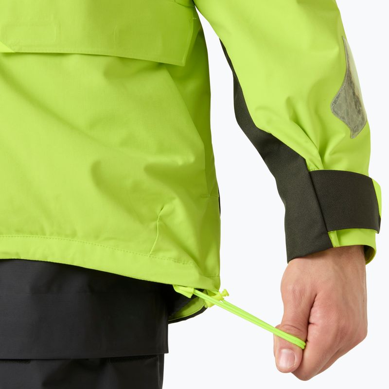 Мъжко яке за ветроходство Helly Hansen Skagen Offshore luminous green 11