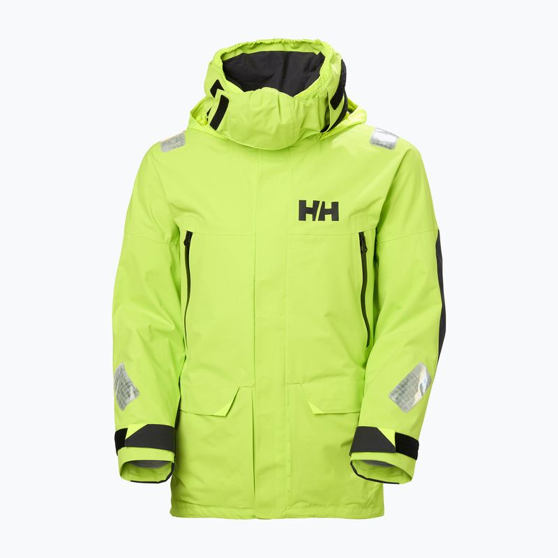 Мъжко яке за ветроходство Helly Hansen Skagen Offshore luminous green 12