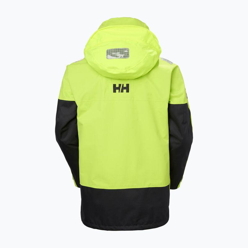Мъжко яке за ветроходство Helly Hansen Skagen Offshore luminous green 13