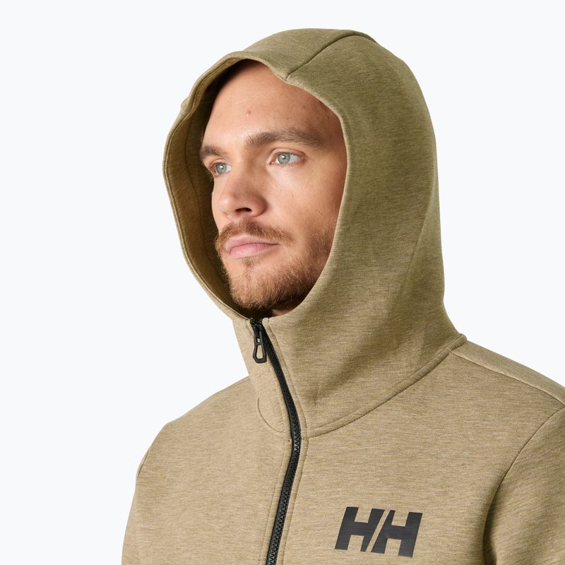 Мъжки суитшърт за ветроходство Helly Hansen HP Ocean Full Zip 2.0 sepia melange 3