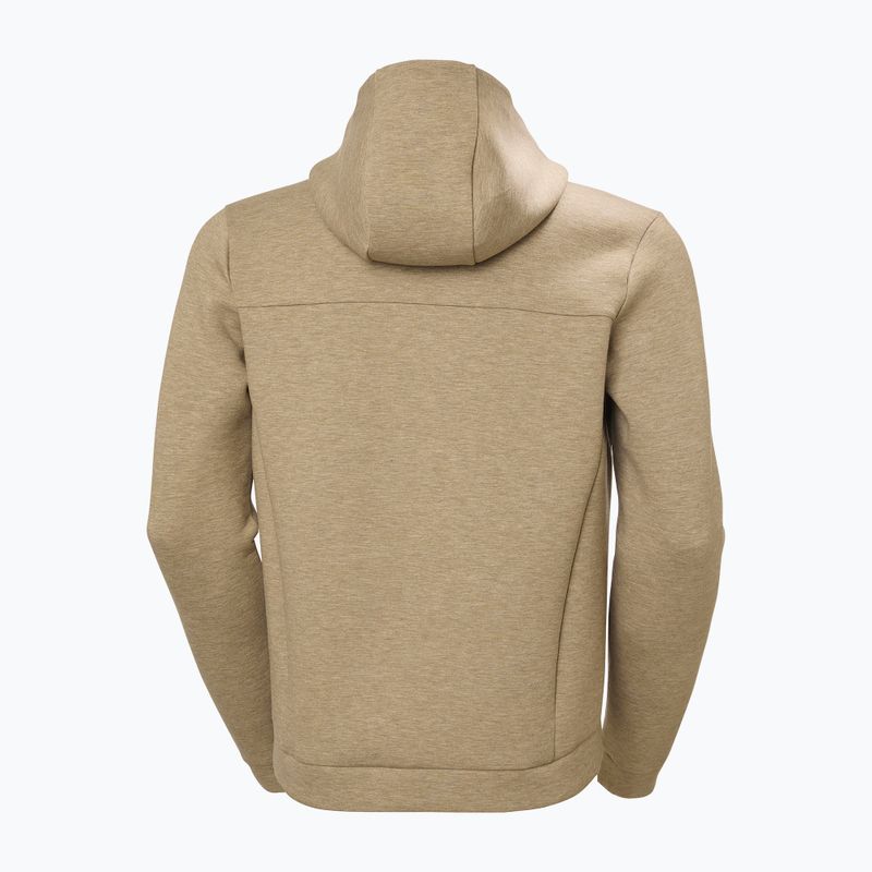 Мъжки суитшърт за ветроходство Helly Hansen HP Ocean Full Zip 2.0 sepia melange 6